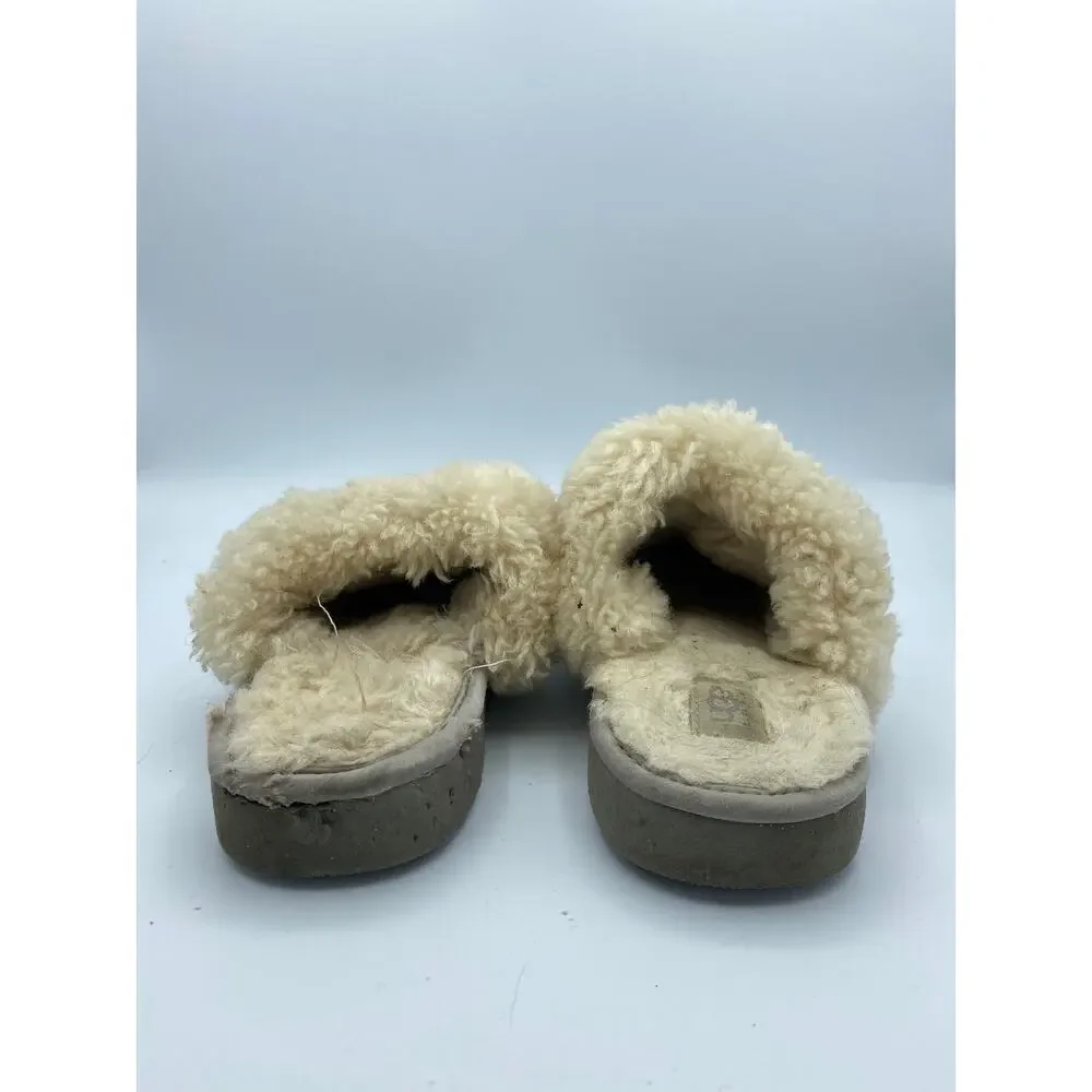 UGG Kids Dazzle Sequin Silver Sparkle Slippers Little Kid size 2